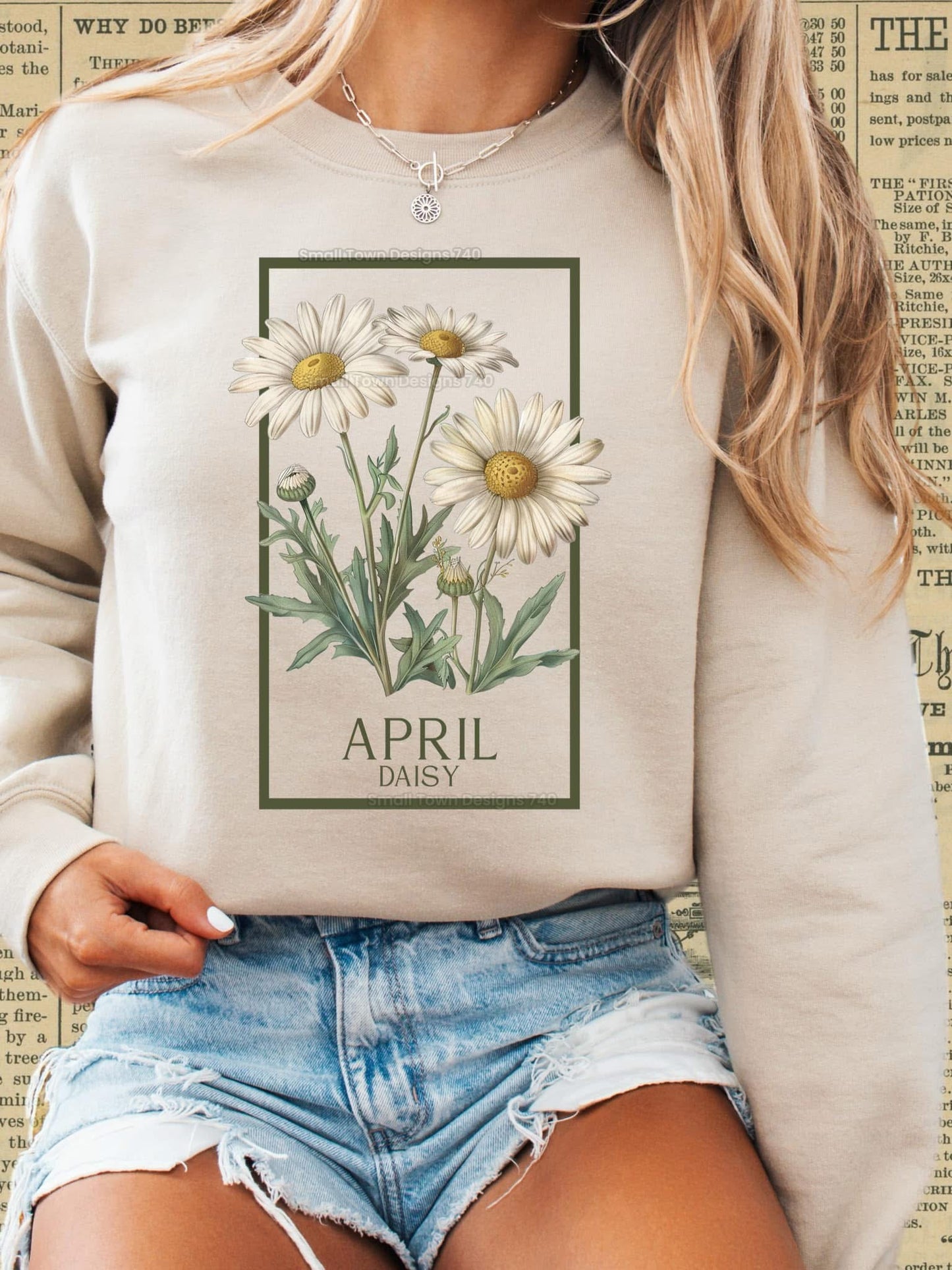 Birth flower crewneck