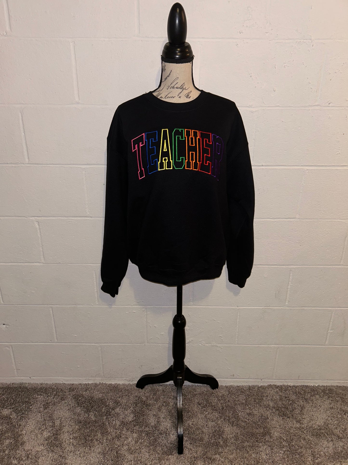 Personalized teacher sweatshirt