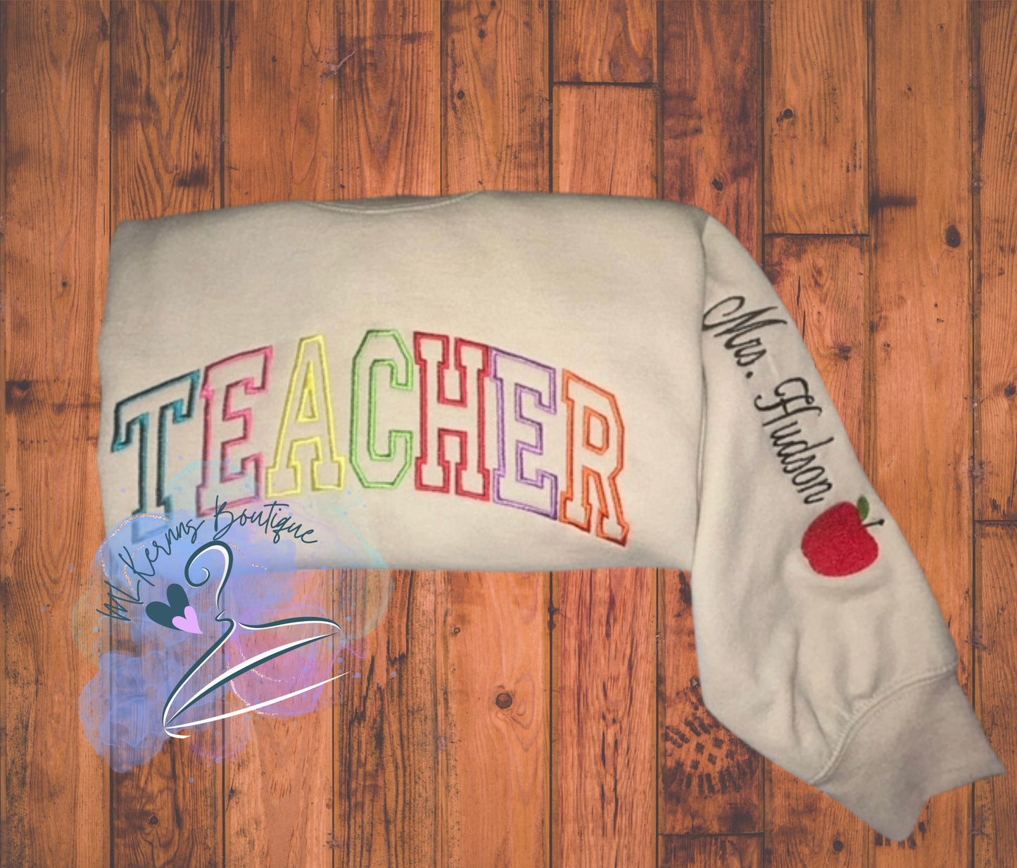 Personalized teacher sweatshirt