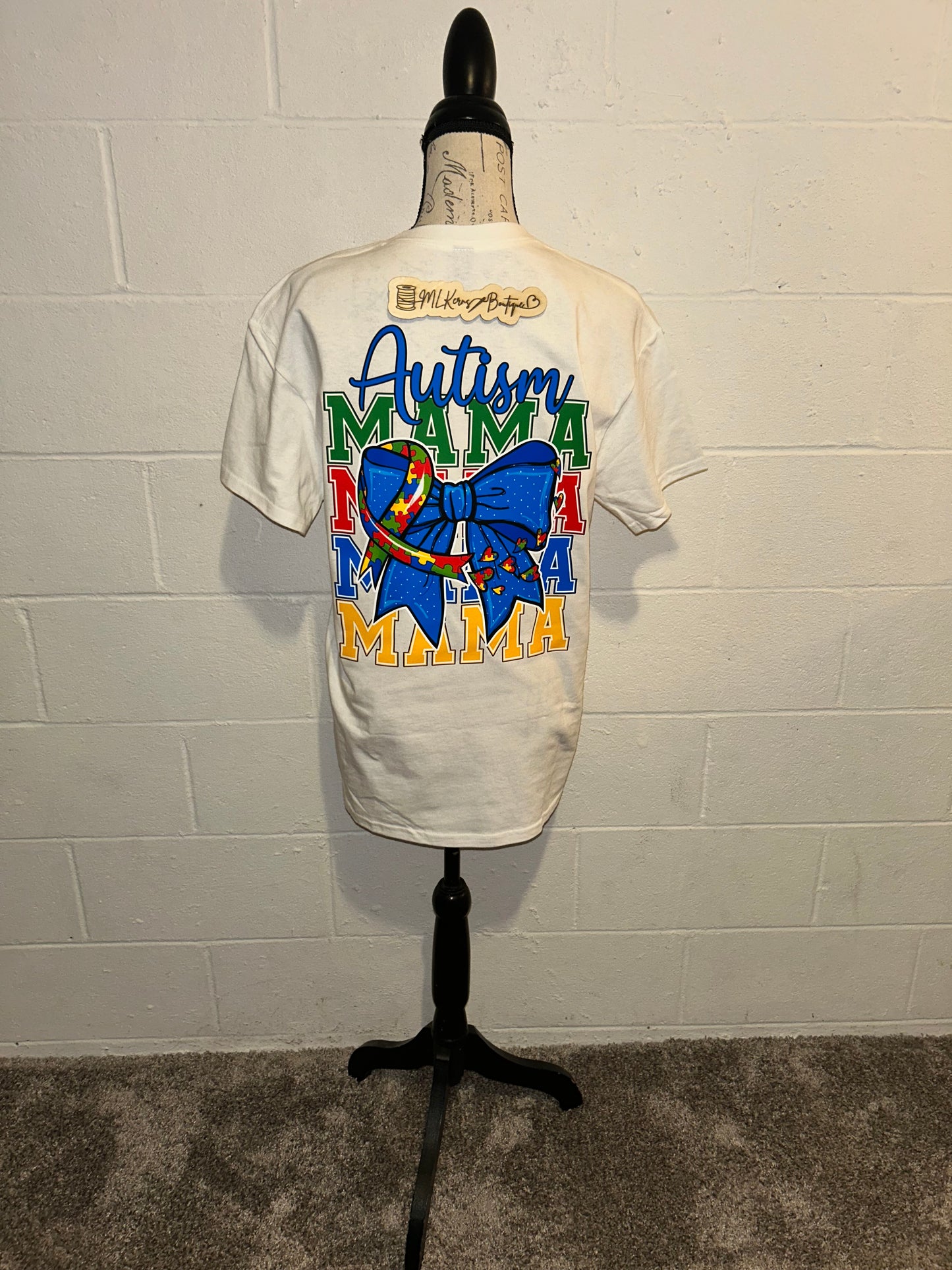 Autism mama coquette t shirt