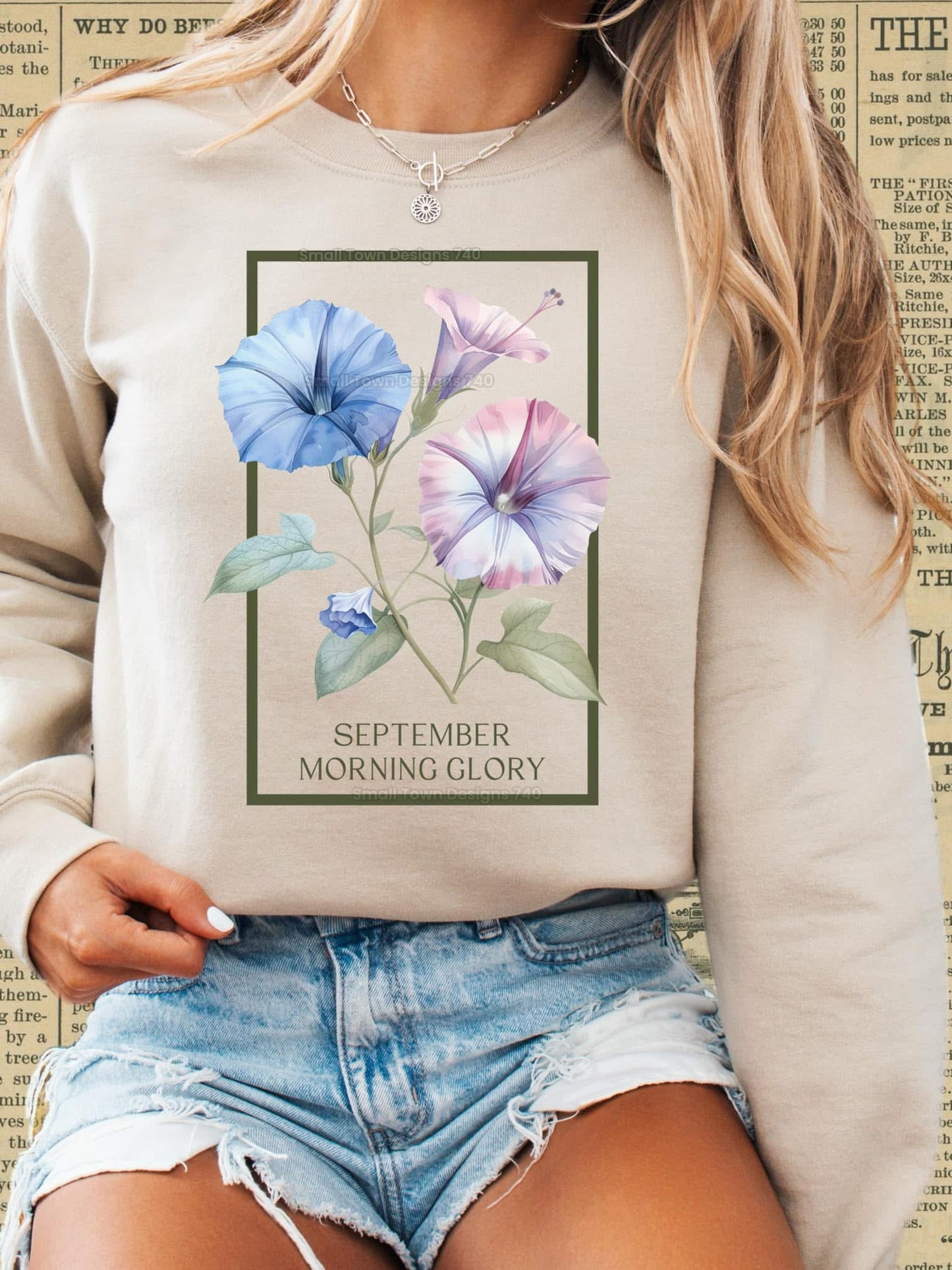Birth flower crewneck