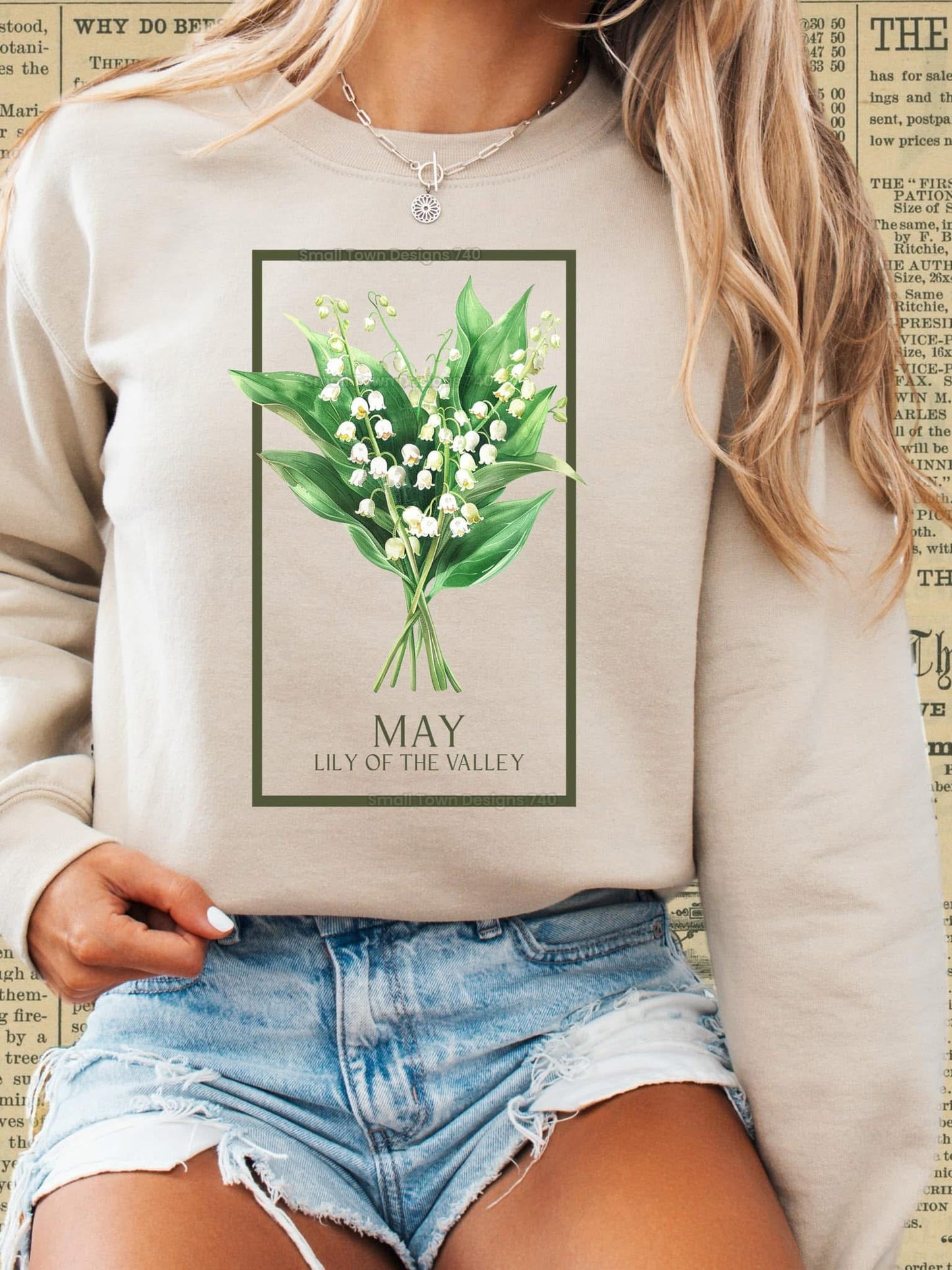 Birth flower crewneck