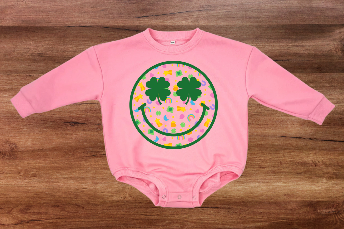 Lucky Charm Sweatshirt Bubble Romper