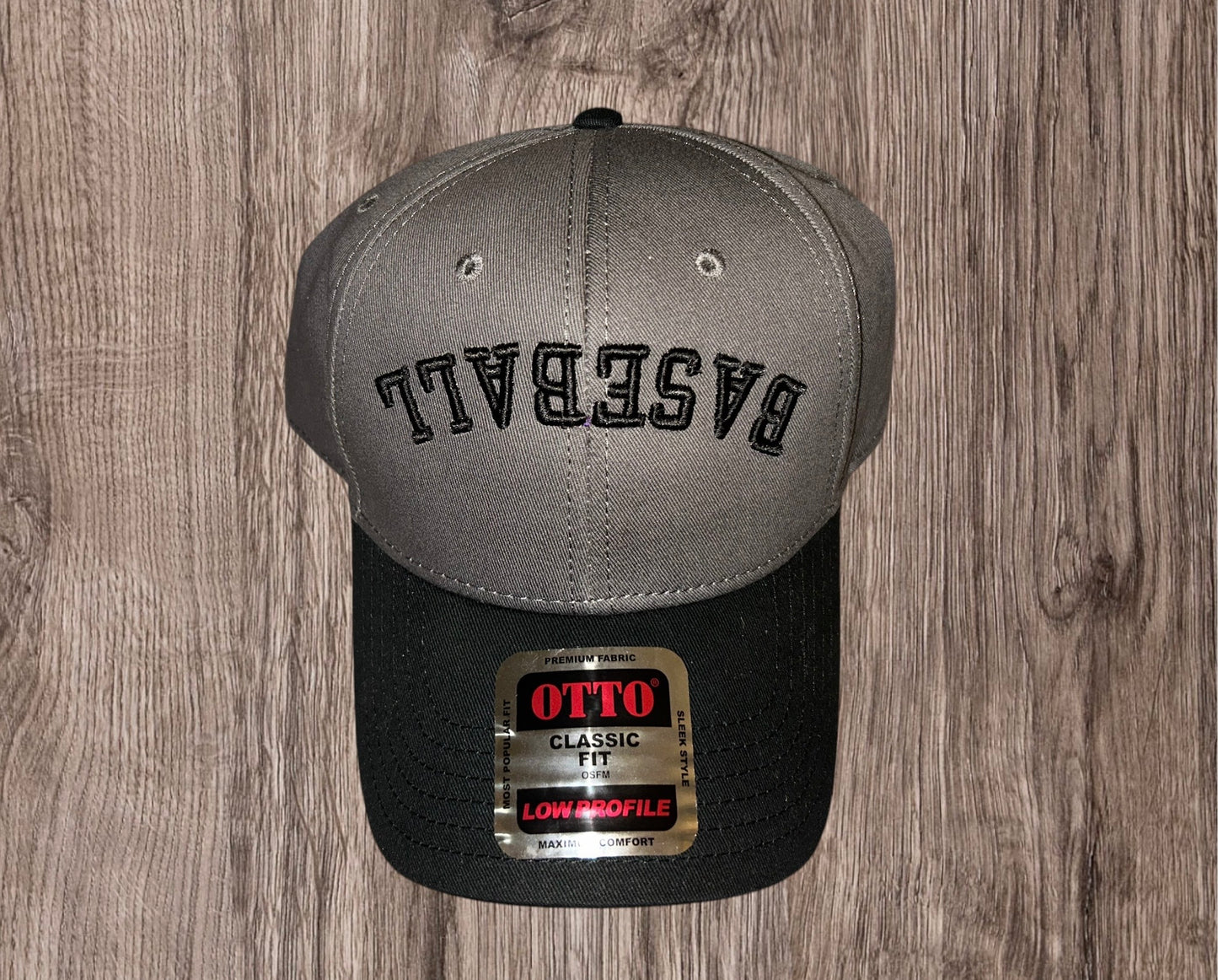 Baseball embroidered hat