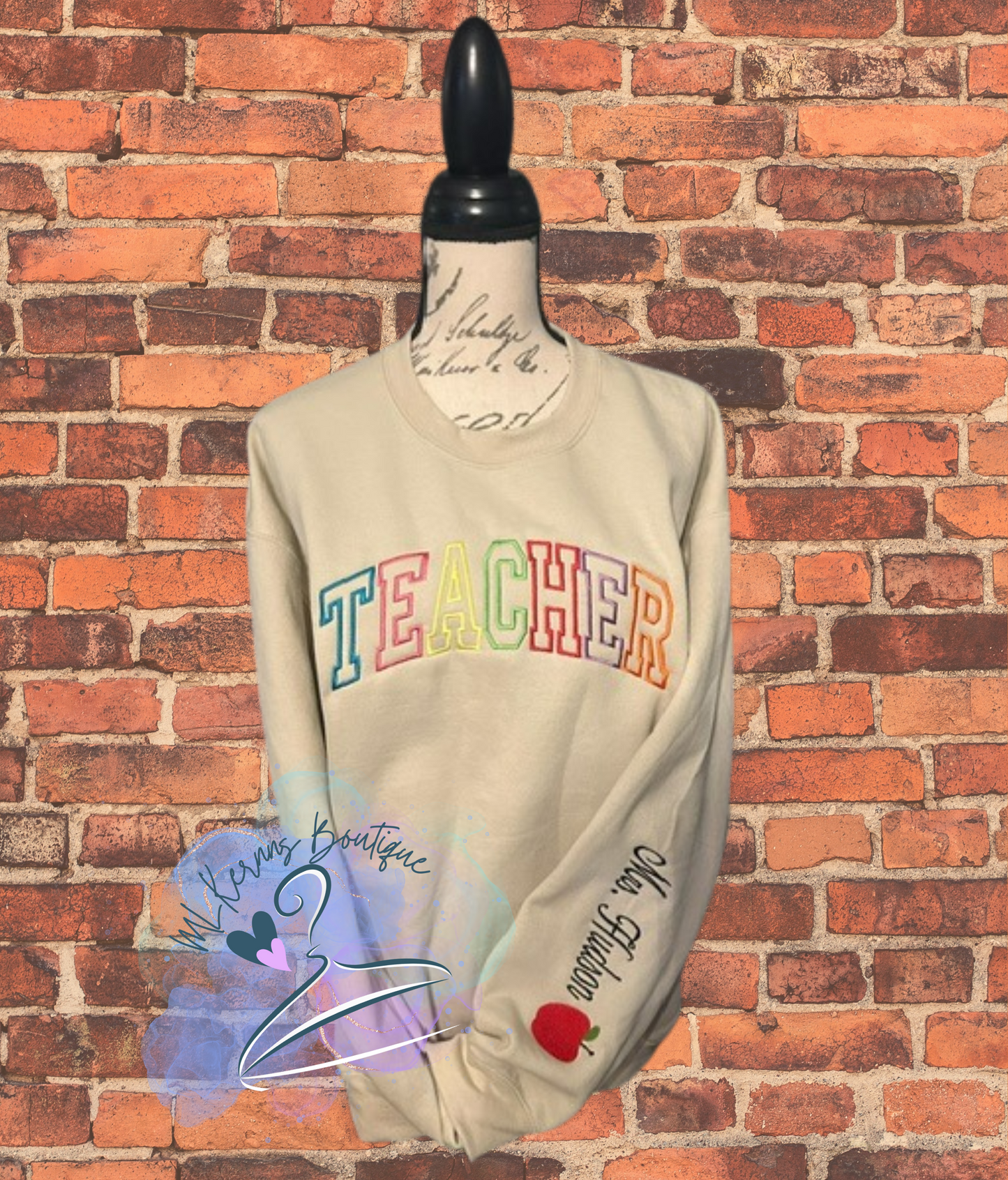 Personalized teacher sweatshirt