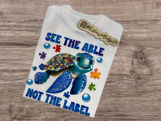 See the able autism youth t shirt