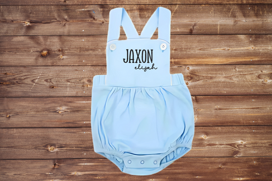 Boys Vintage Bubble Romper