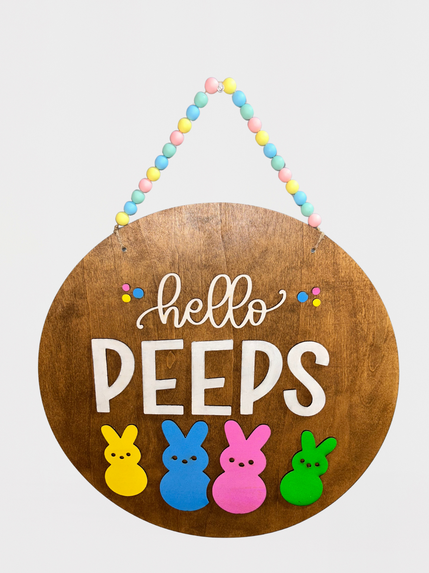 Hello Peeps Door Sign
