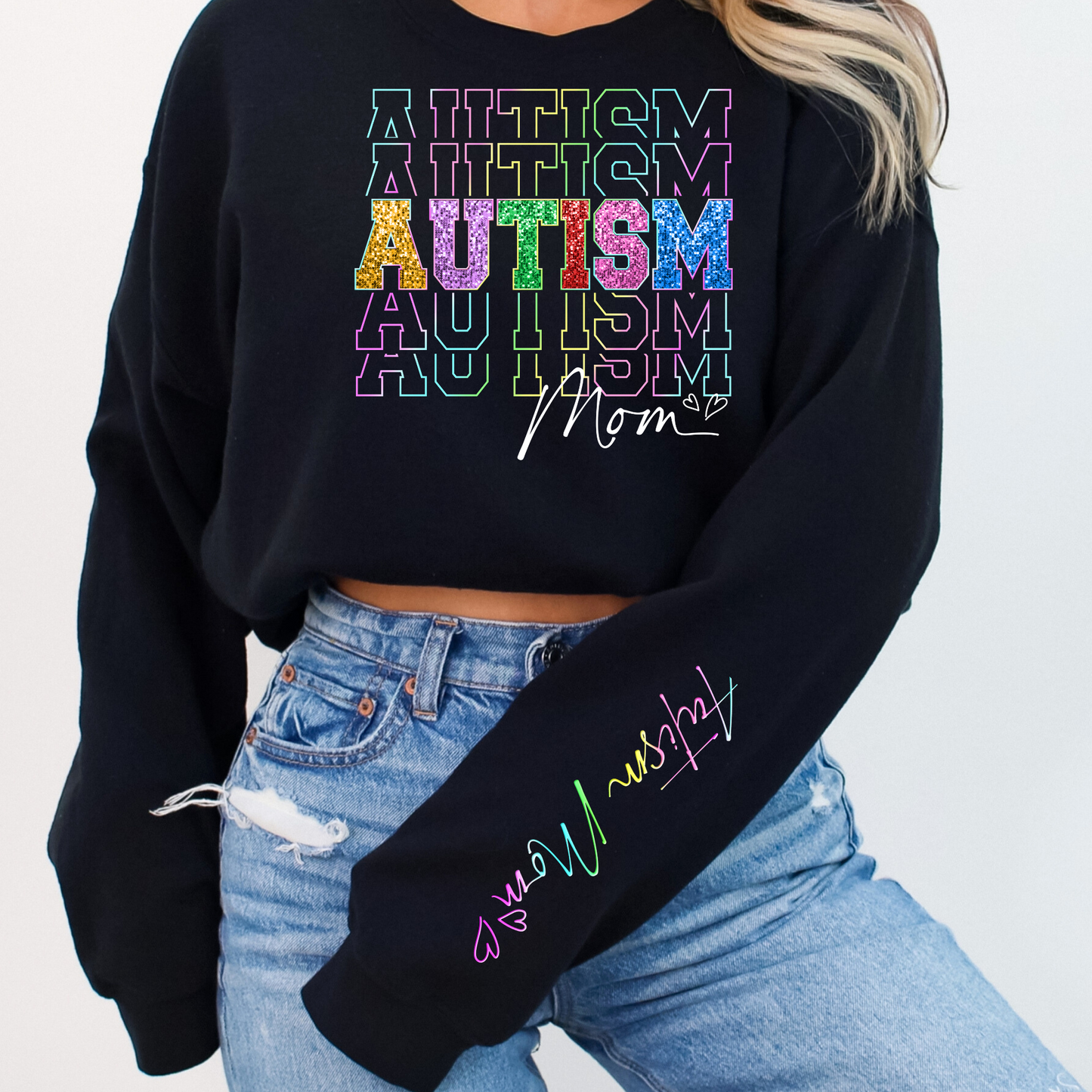 Autism Mom Crewneck