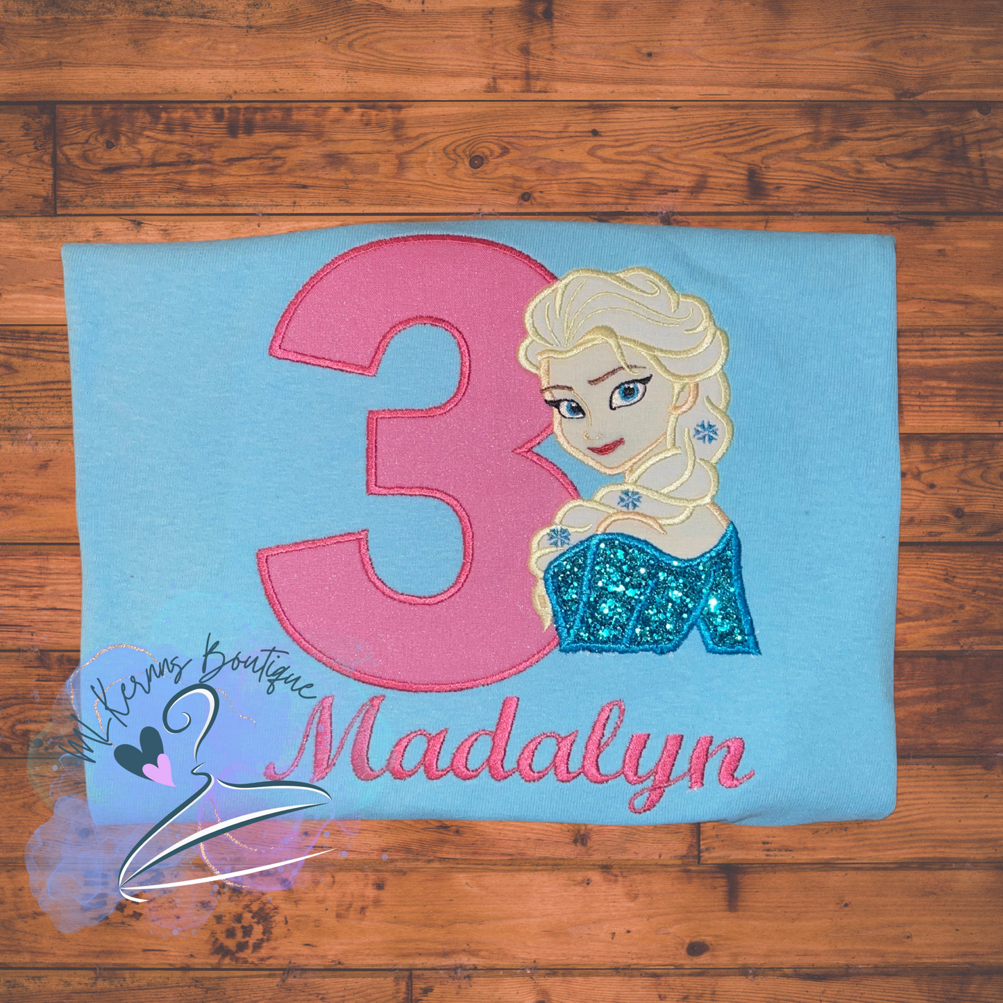 Custom Kids Birthday Embroidery Shirt