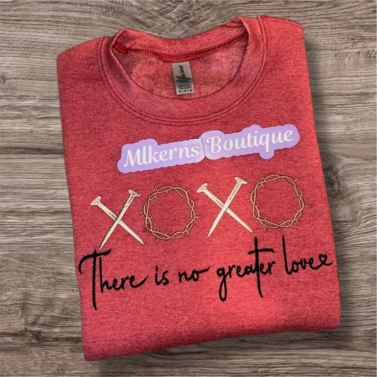 No greater love crewneck