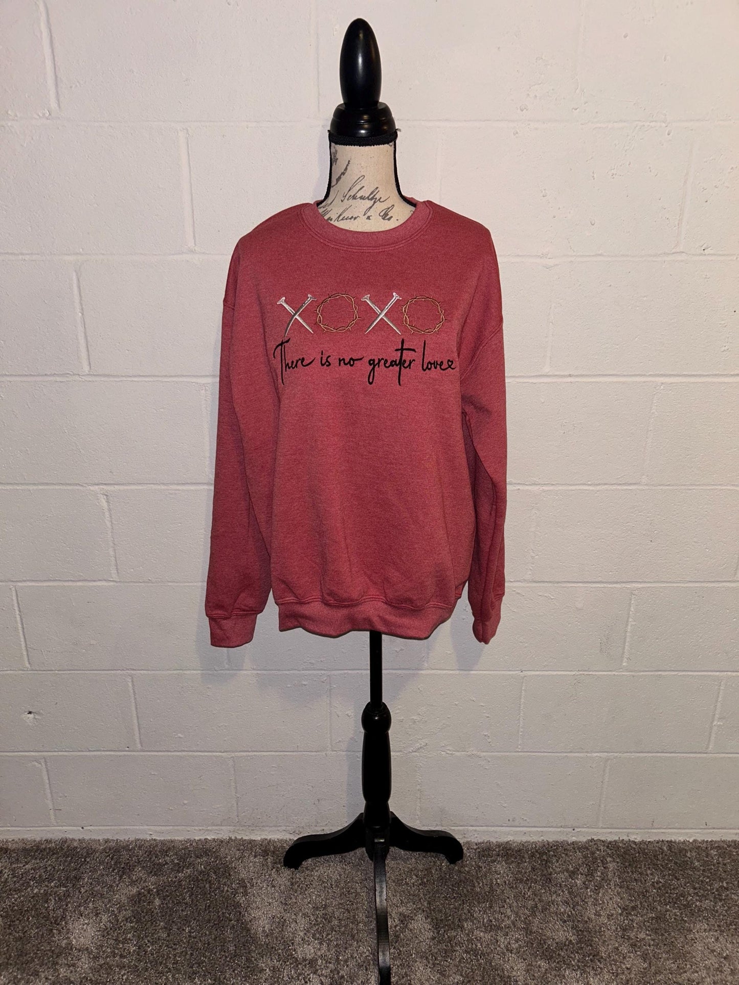 No greater love crewneck