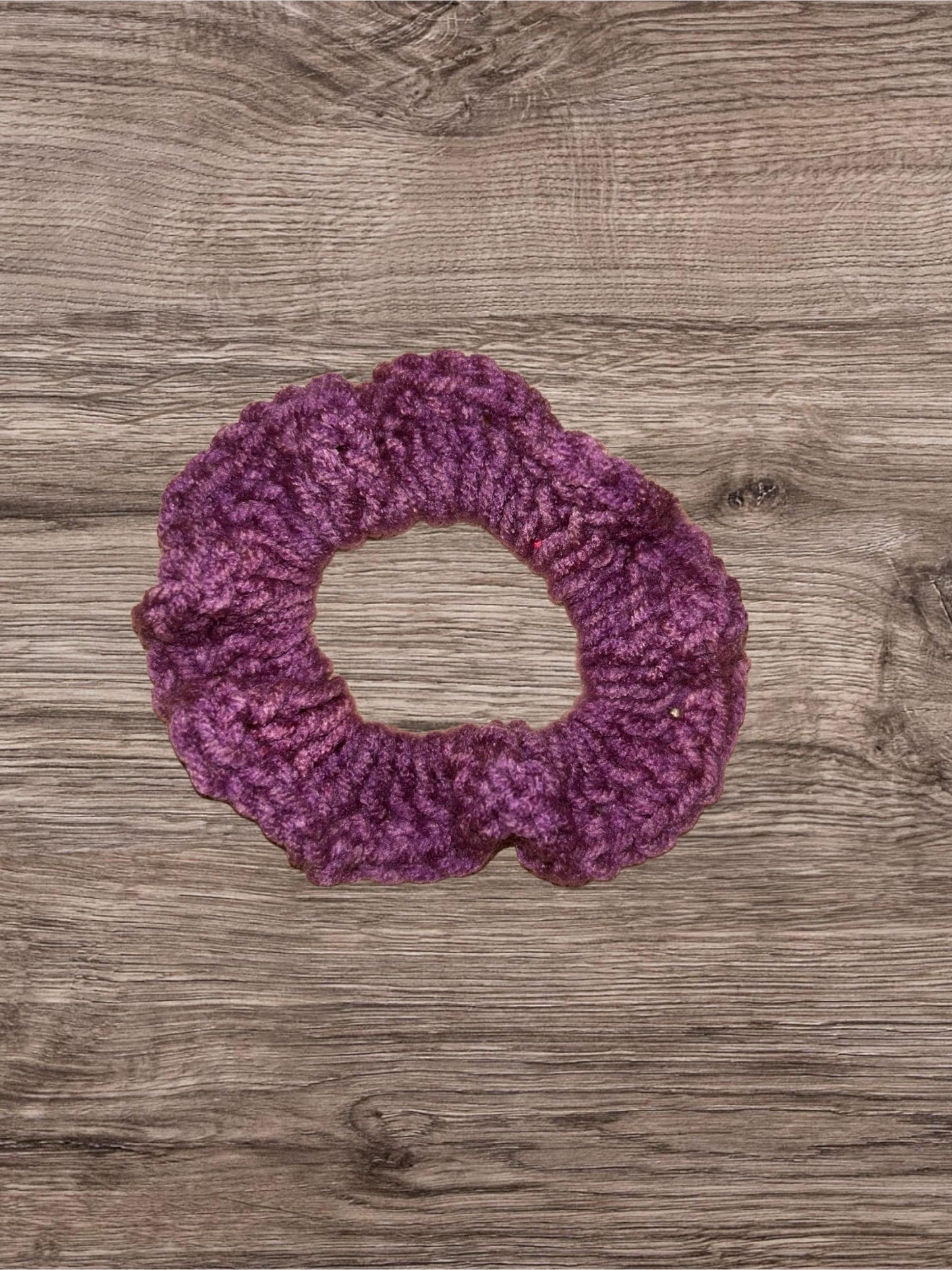 Crocheted hair tie