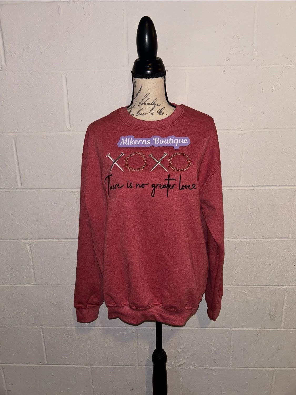No greater love crewneck