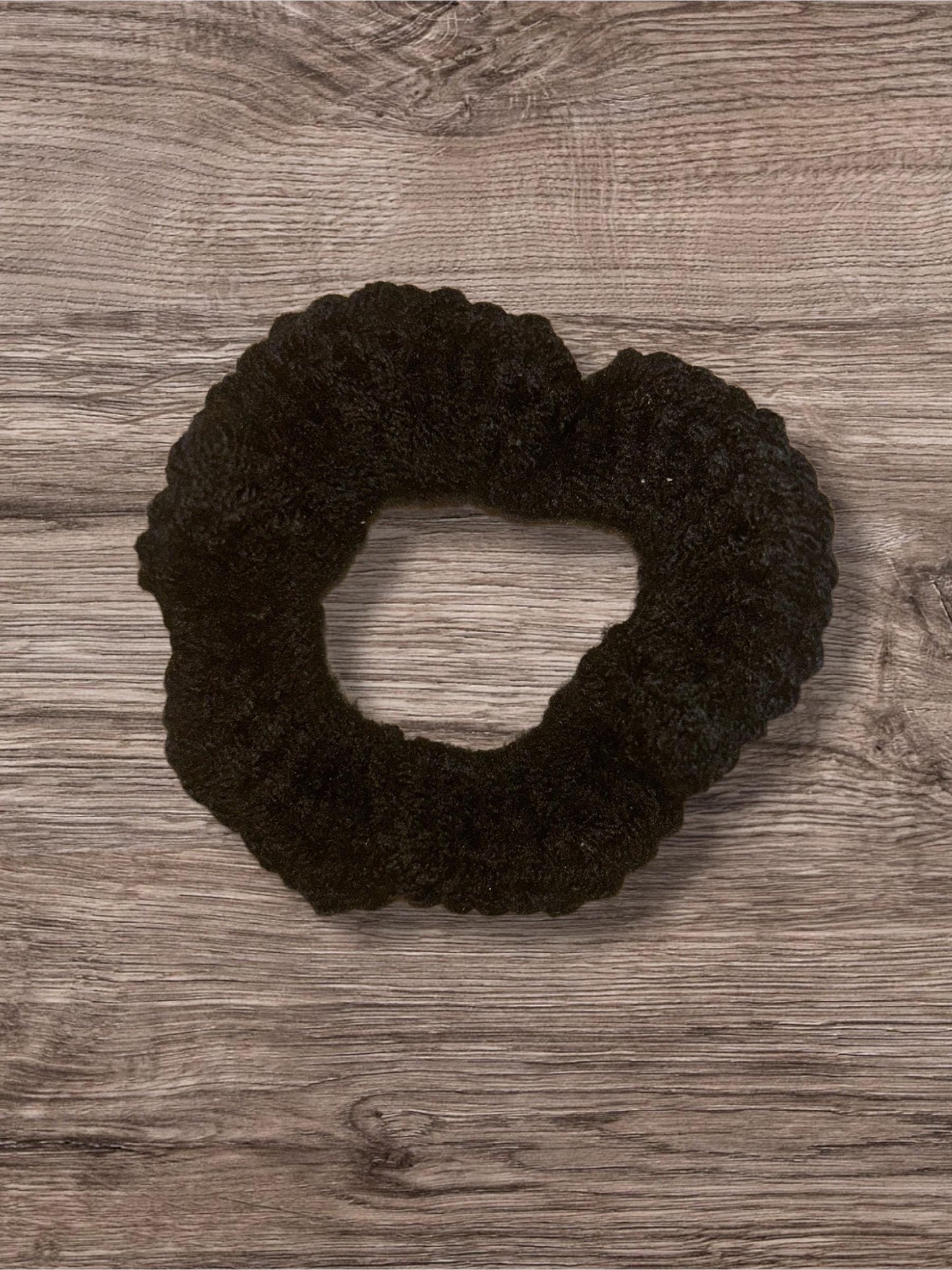 Crocheted hair tie