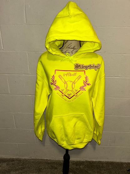 It’s how you finish softball hoodie