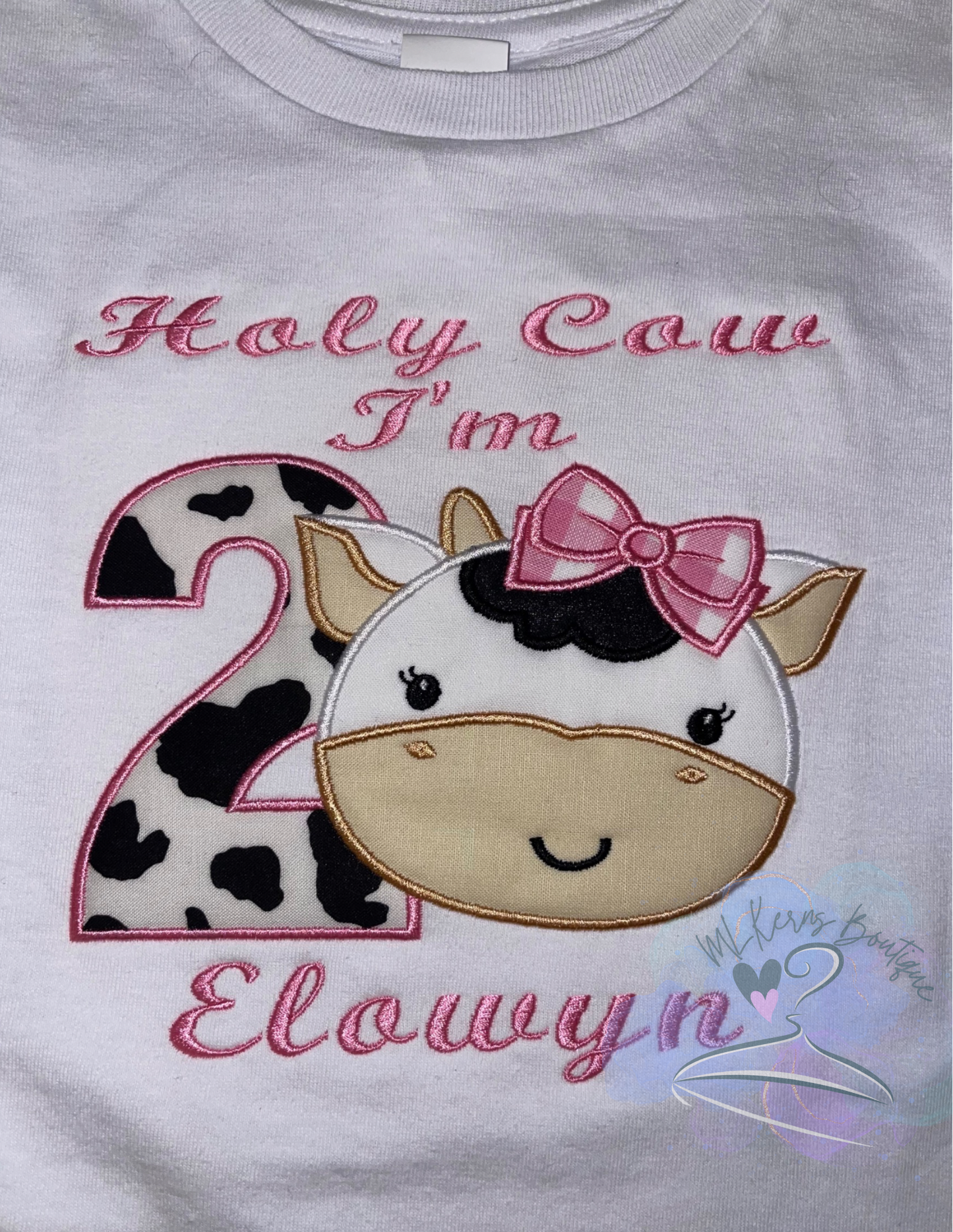 Holy cow I’m 1-11 embroidery shirt