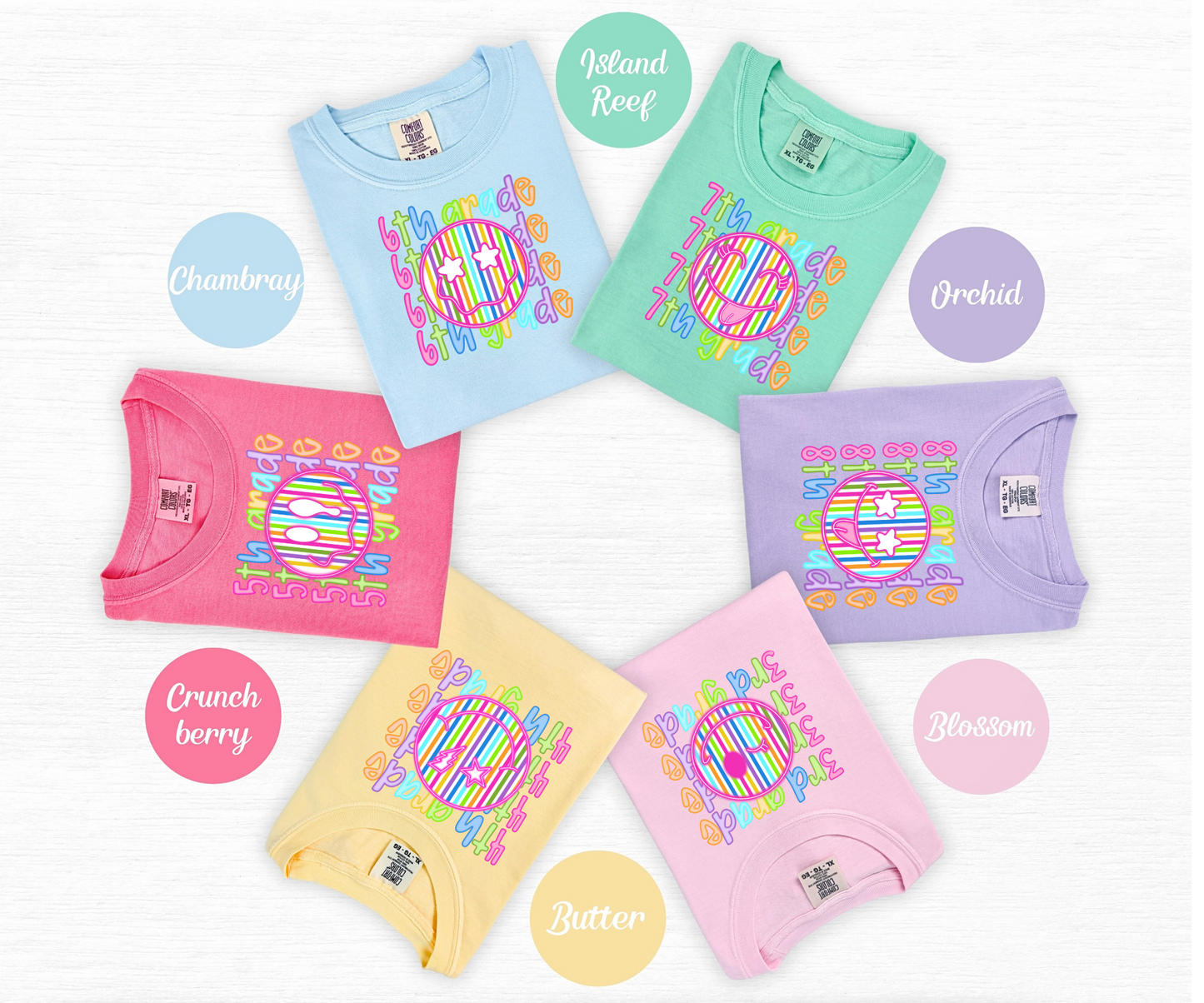 Smiley Grade T Shirts