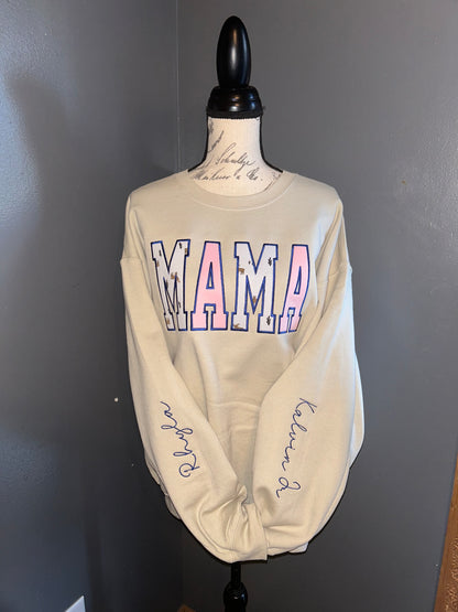 Mama keepsake sweatshirt (Please Read Description)