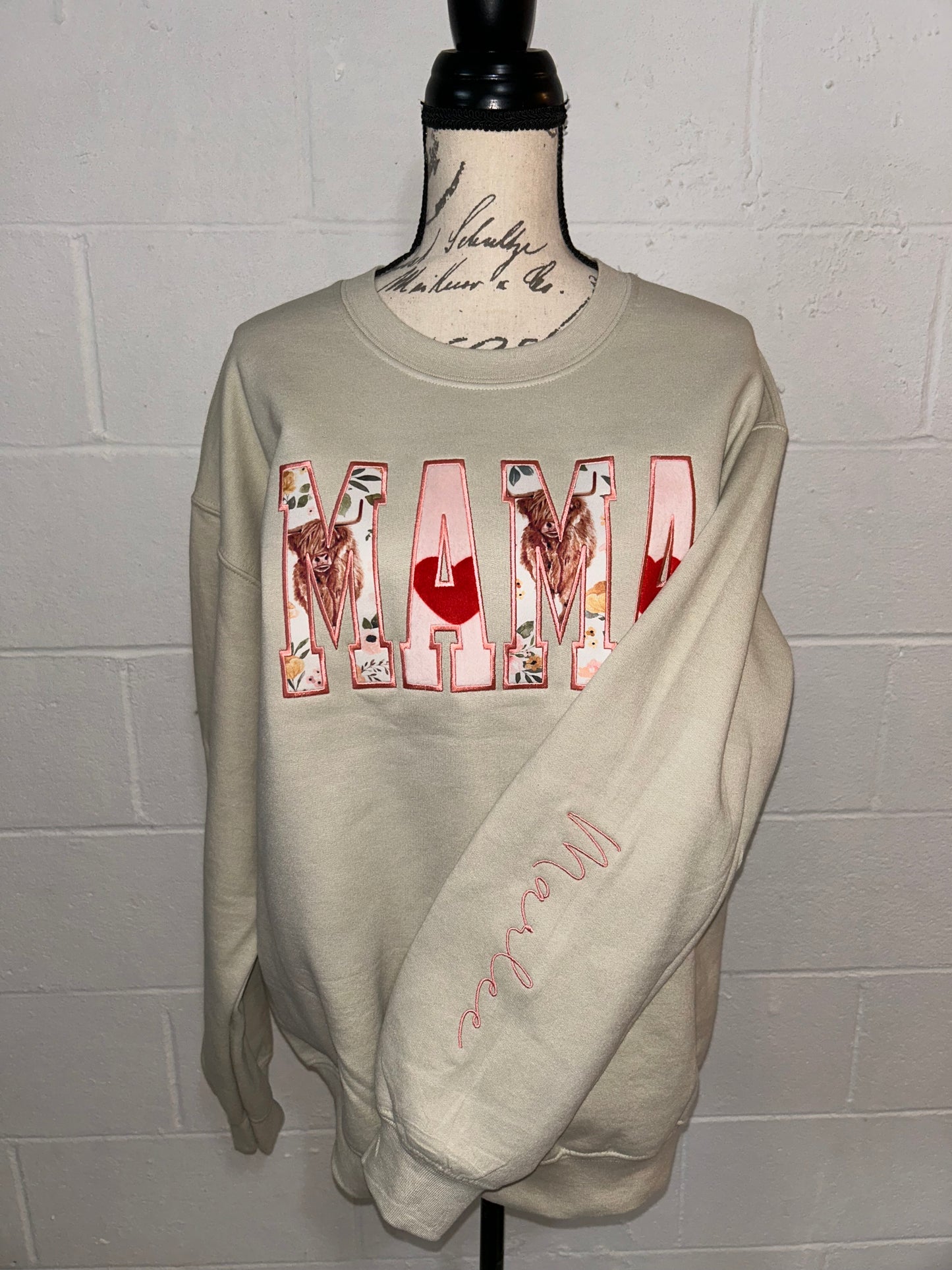 Mama keepsake sweatshirt (Please Read Description)