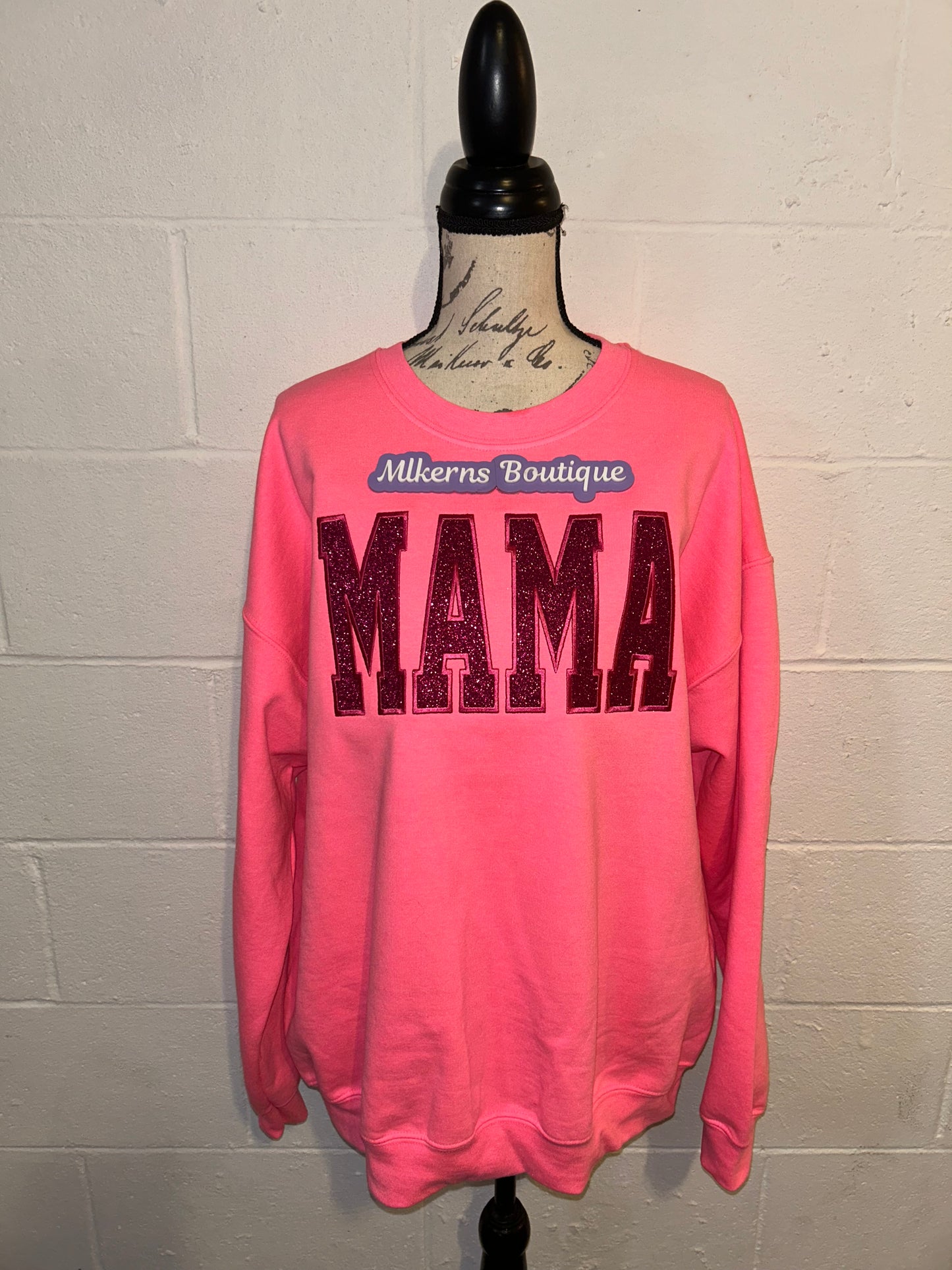 Mama glitter sweatshirt