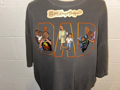 Dad portrait t shirt