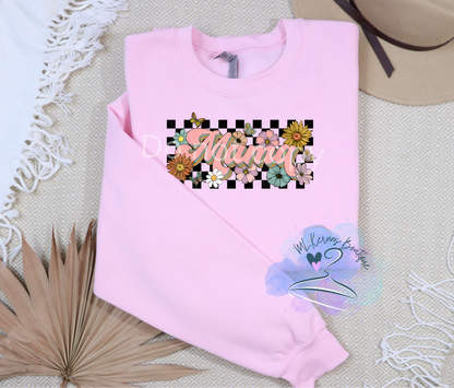 Mama flower sweatshirt