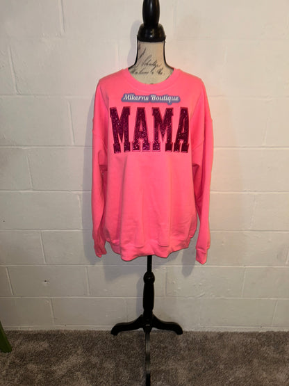 Mama glitter sweatshirt