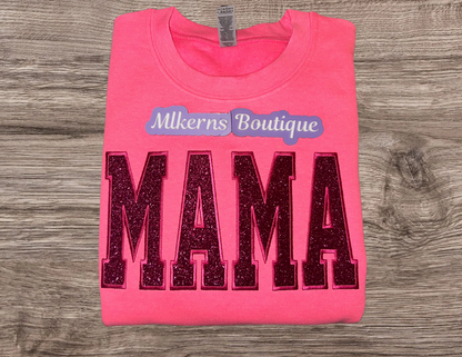 Mama glitter sweatshirt