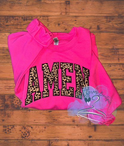 Amen embroidered sweatshirt