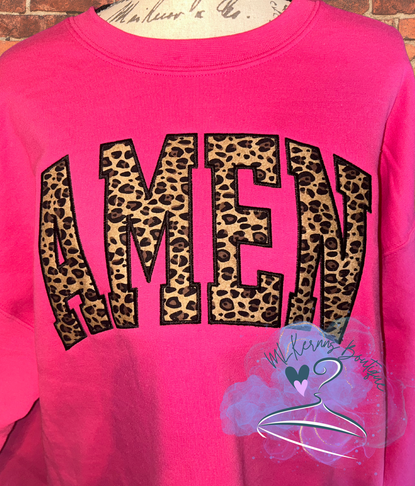 Amen embroidered sweatshirt