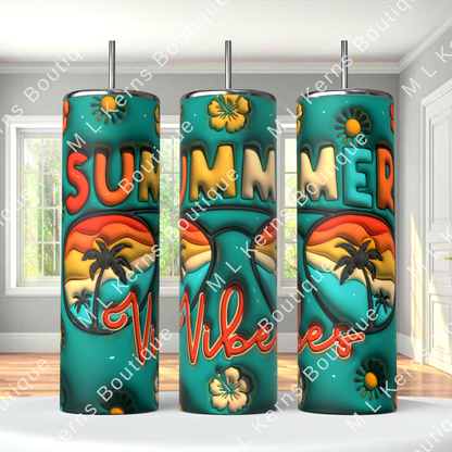 Summer vibes tumbler