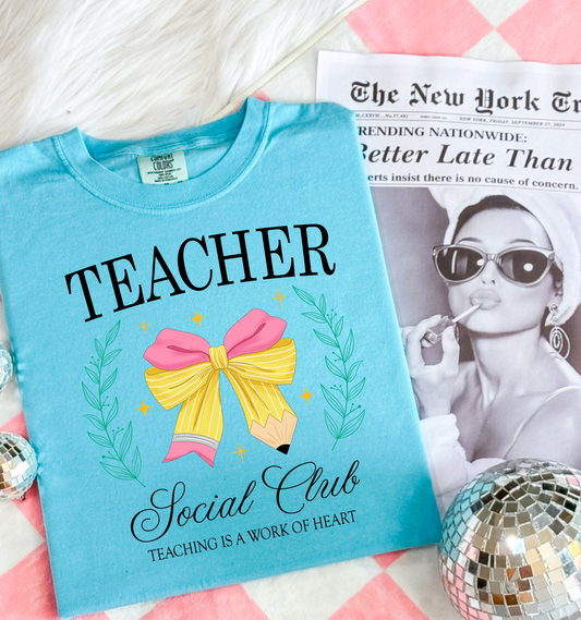 Teacher Social Club T Shirt