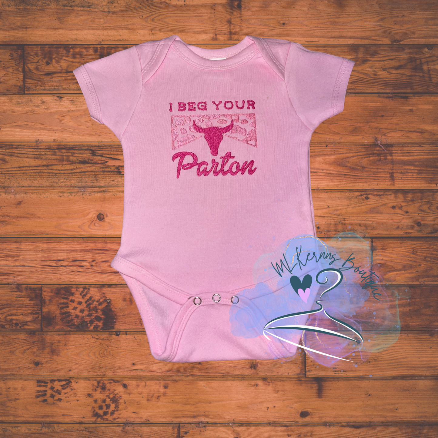 Beg your Parton embroidered infant & kids