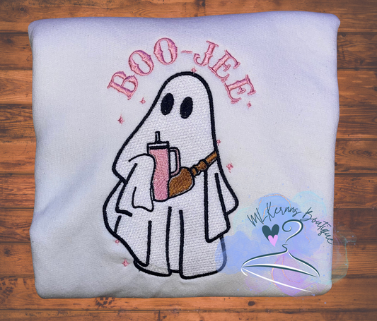 Boo-Jee Adult Embroidery Sweatshirt