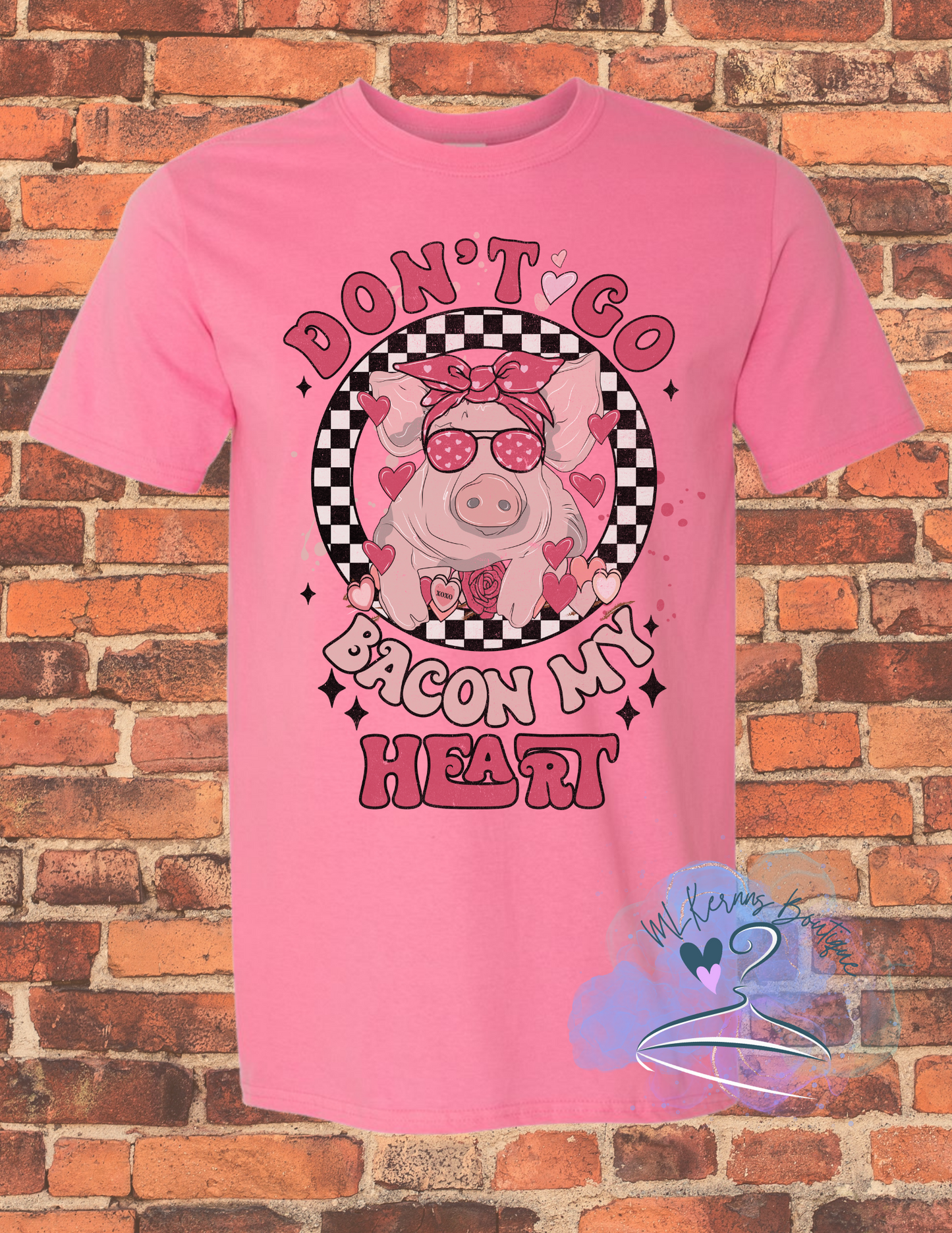 Bacon my heart t shirt