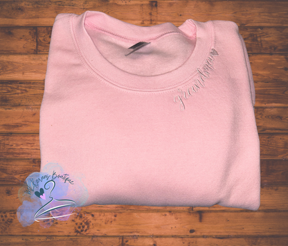 Grandma Neckline Custom Sweatshirt