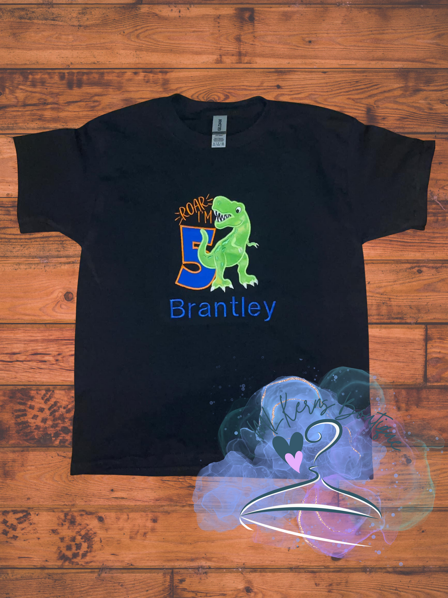 Custom Kids Birthday Embroidery Shirt