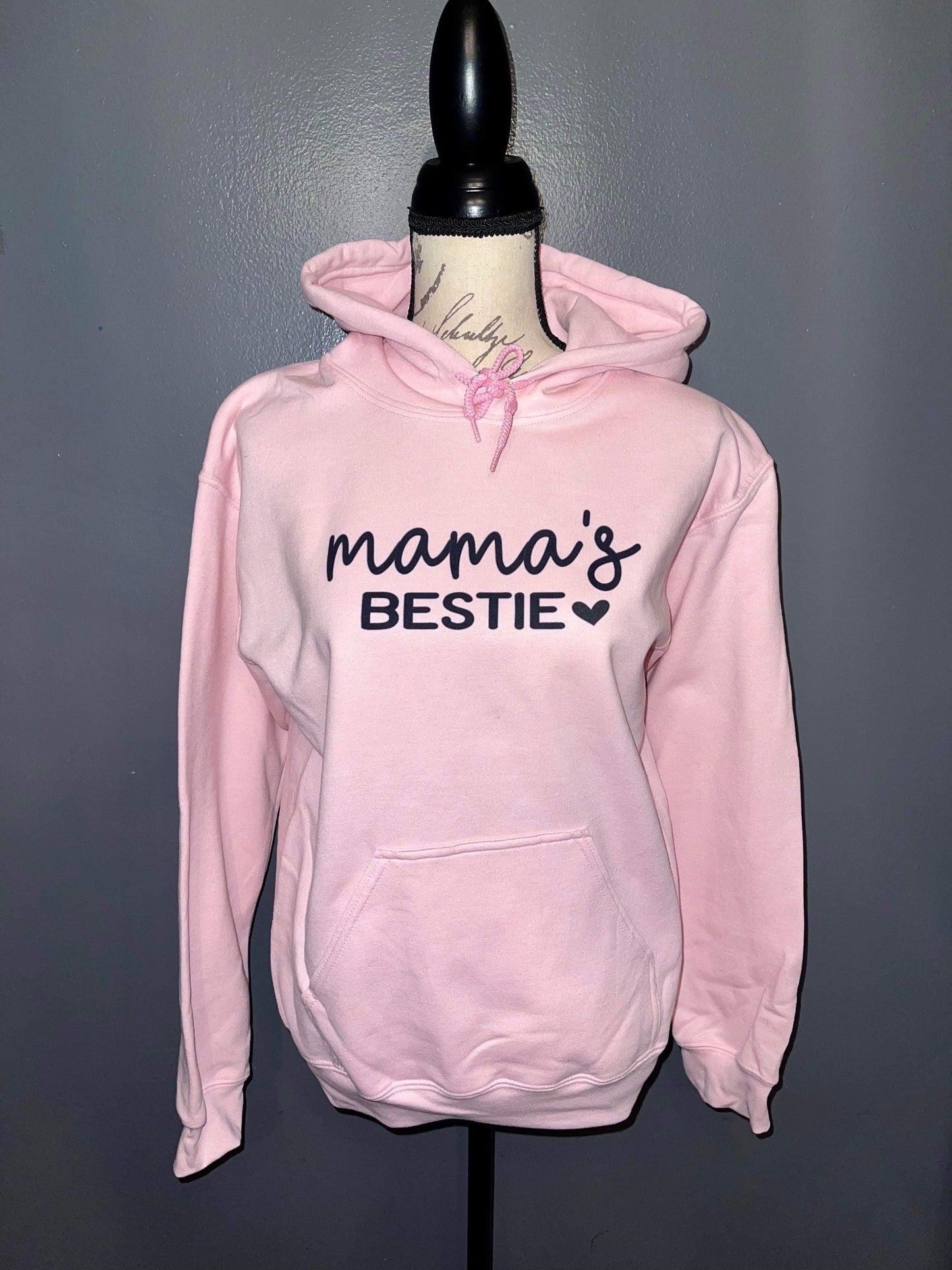 Mamas bestie adult size hoodie