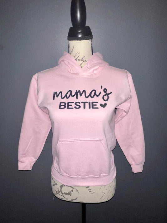 Mamas bestie youth size hoodie