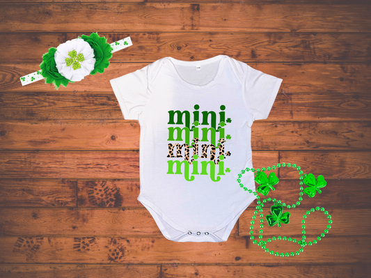 MINI St. Patrick’s day Onesies