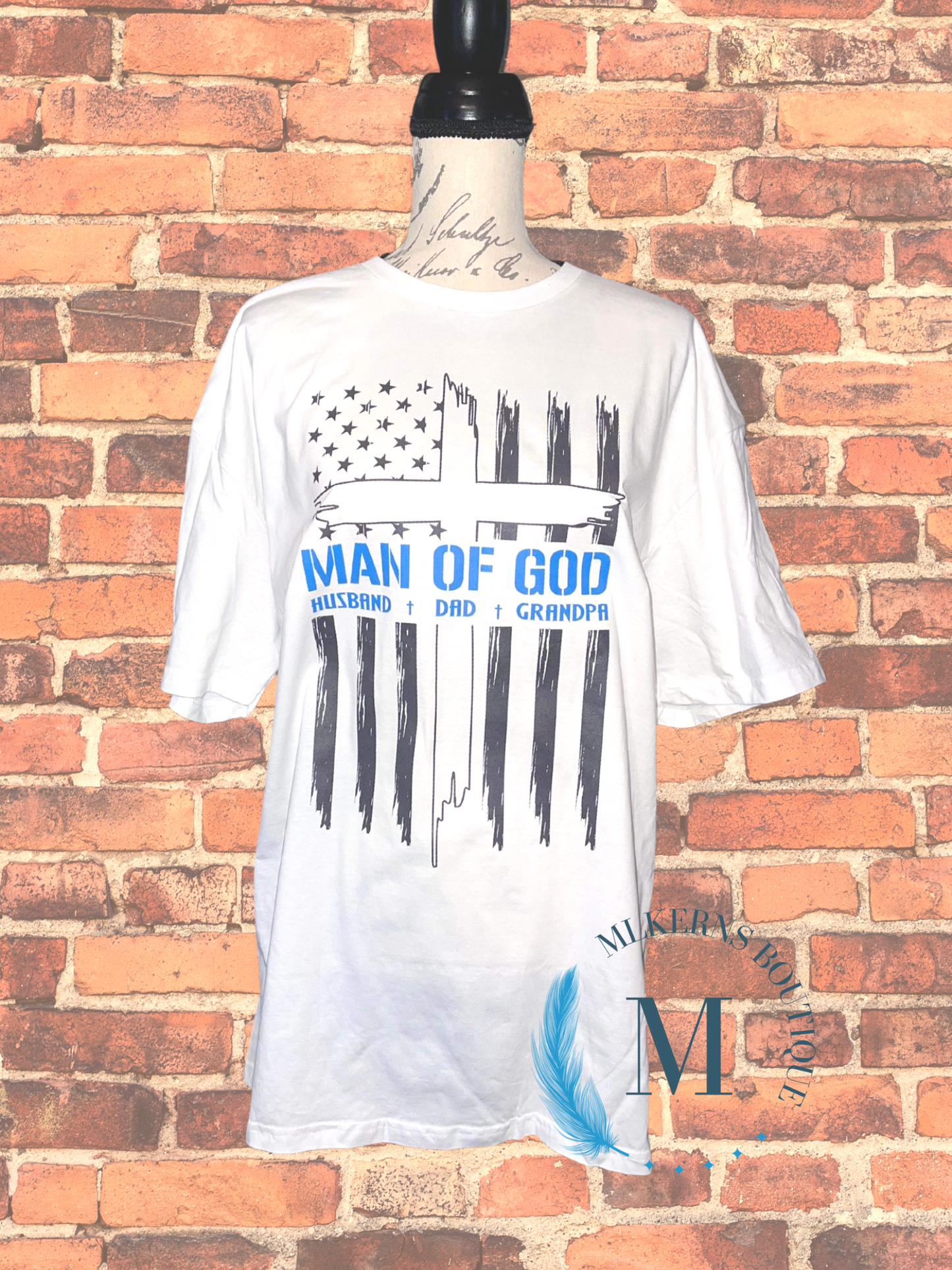 Man of god t shirt