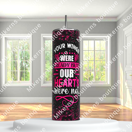 Your Wings custom photo Tumbler